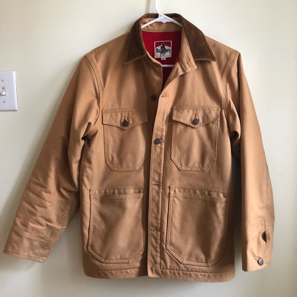 Rare Marlboro wool-lined Canvas Jacket